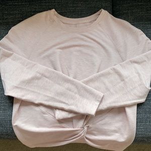 Lululemon Twisted Crop Sweatshirt